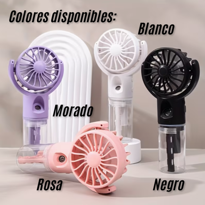 Mini ventilador de mano recargable