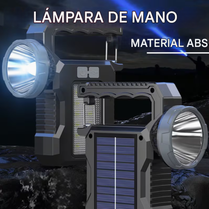 Lámpara de mano LED de emergencia multifunción