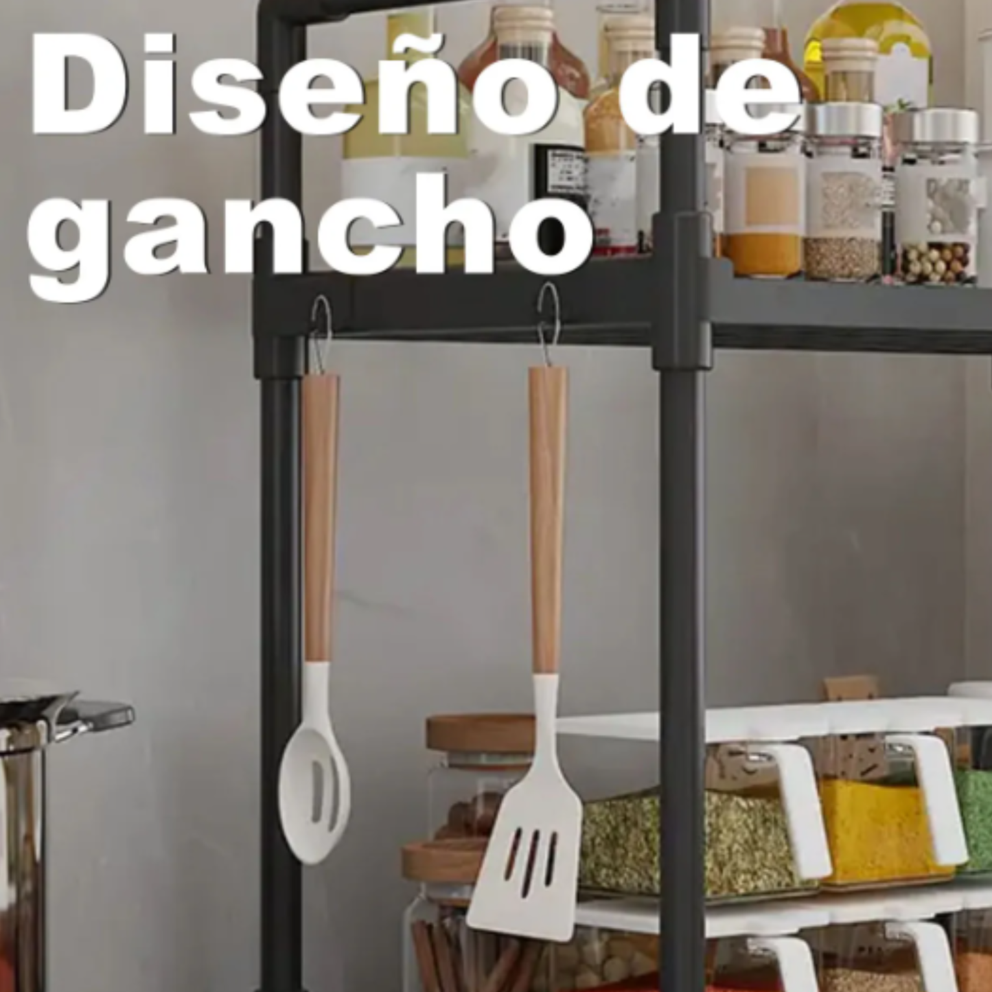 Estante De Cocina De Dos Niveles