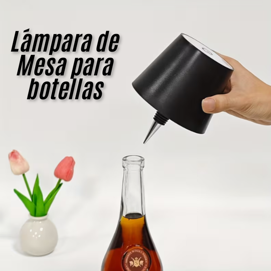Lámpara de Mesa para botellas