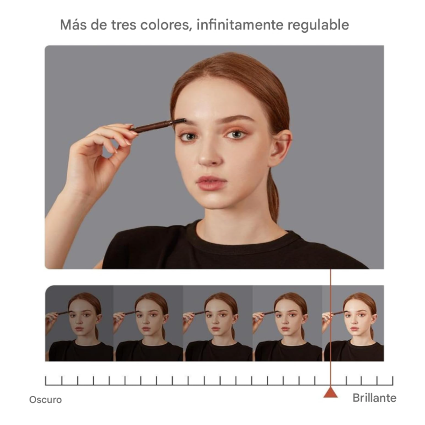 Espejo De Maquillaje Redondo con luz