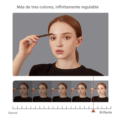 Espejo De Maquillaje Redondo con luz