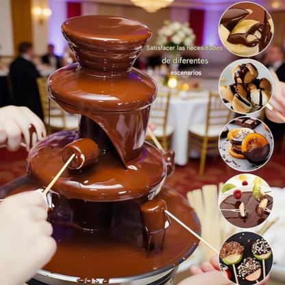 Mini Fuente de Chocolate de Tres Capas
