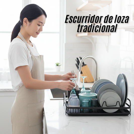 Escurridor de loza tradicional
