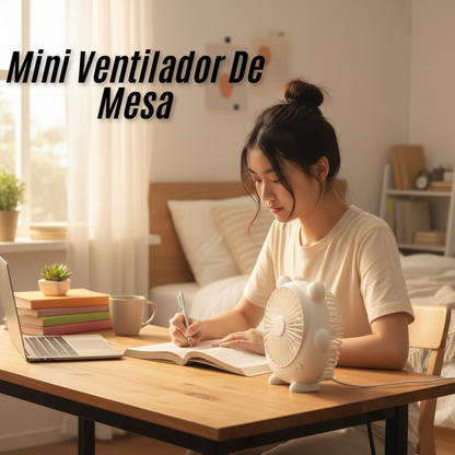 Mini Ventilador De Mesa