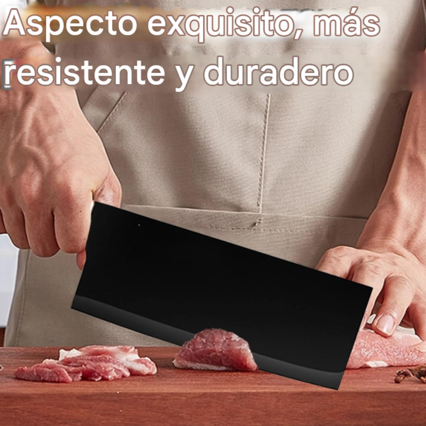 Set 8 piezas de cuchillo con tijera y afilador