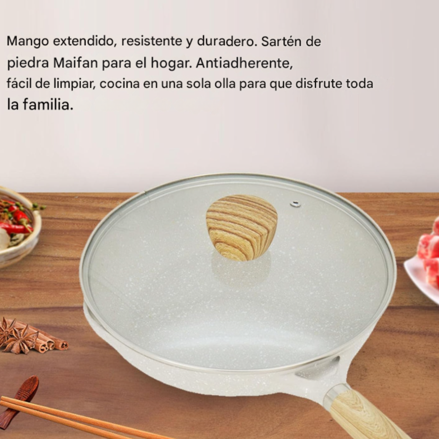 Sartén de Cerámica de 4 litros