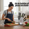 Set de Cuchillos x8 piezas con diseño