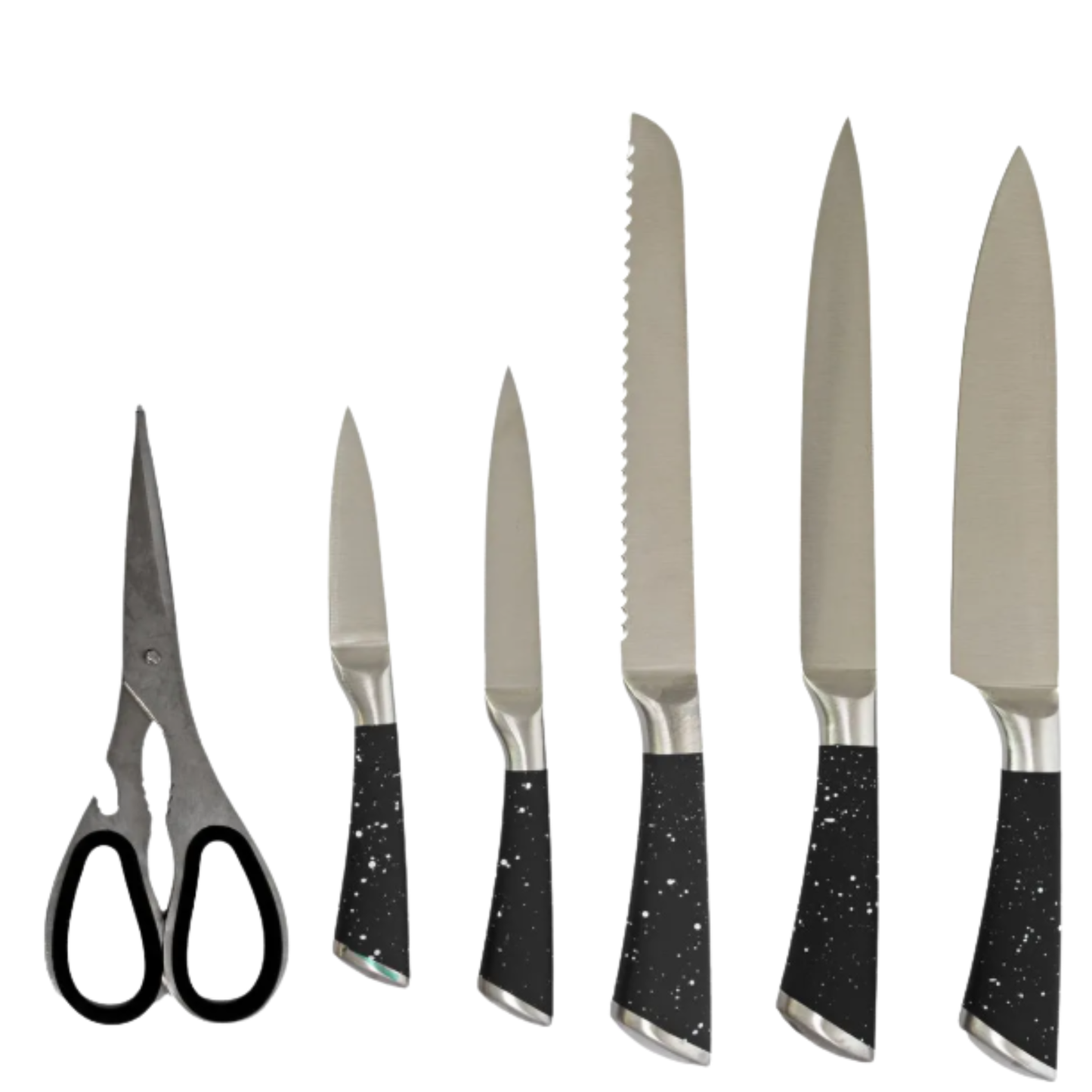 Set de cuchillos con base x6