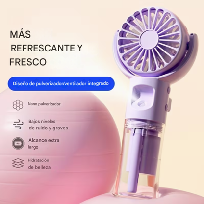 Mini ventilador de mano recargable