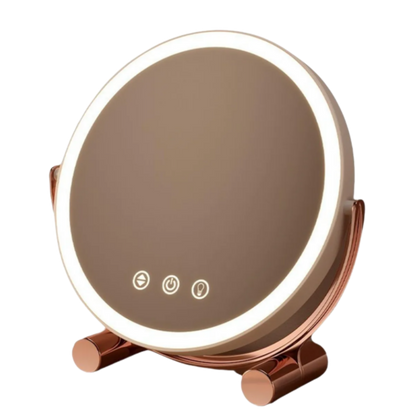 Espejo De Maquillaje Redondo con luz led