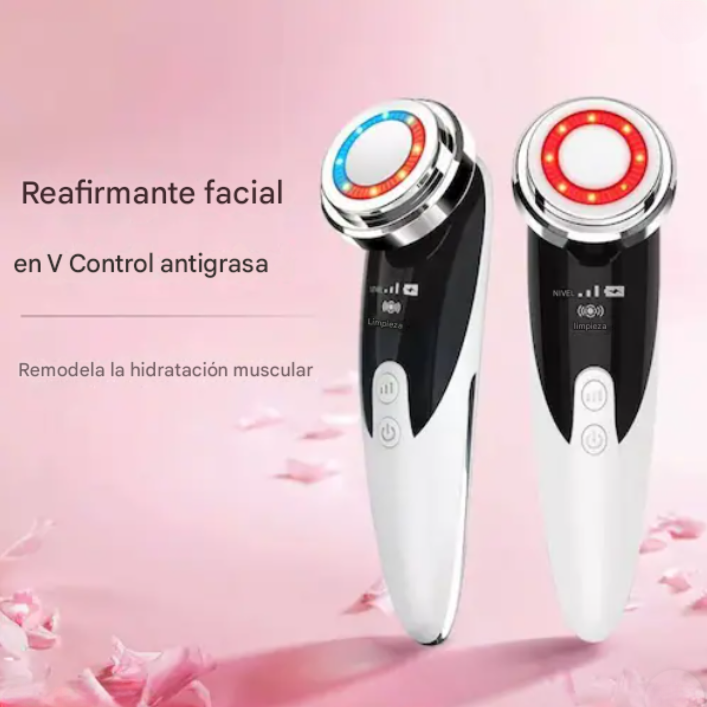 Masajeador facial ultrasónico