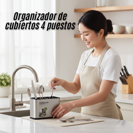 Organizador de cubiertos 4 puestos