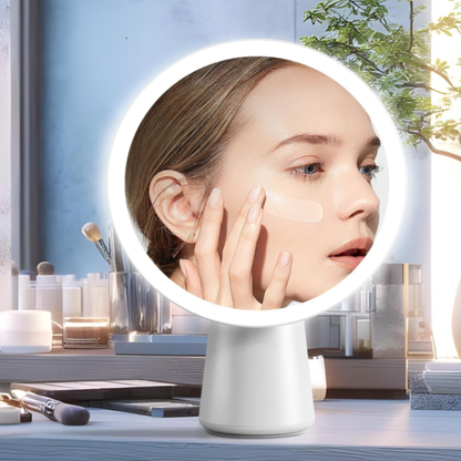 Espejo de maquillaje con Luz Led