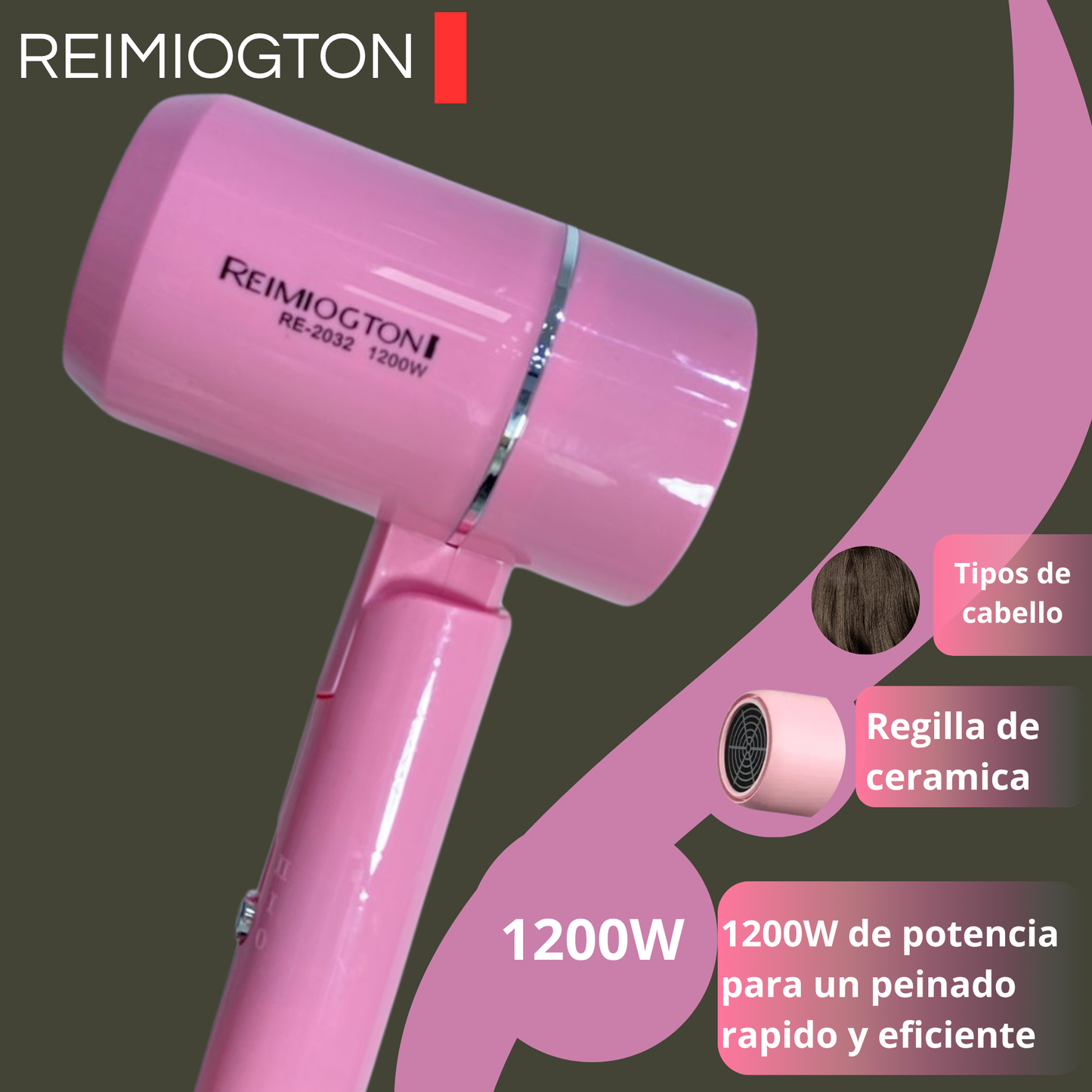 Secadora de cabello Chica - 2032