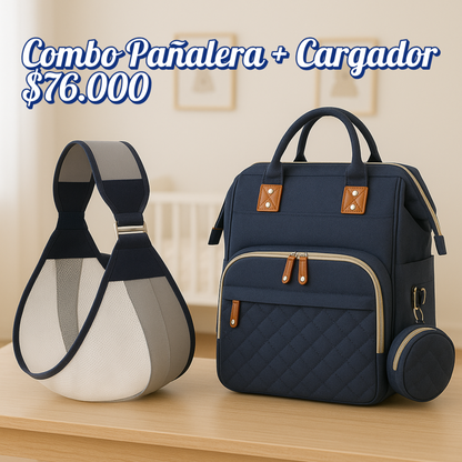 Combo Pañalera + Cargador