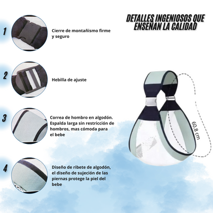 Cargador de bebe ergonómico