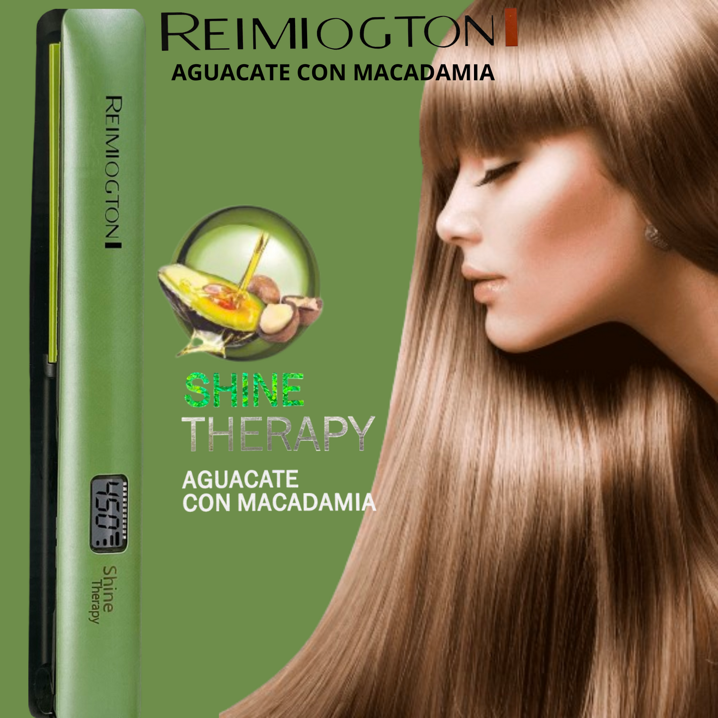 Plancha Alisadora Aguacate - S9960A