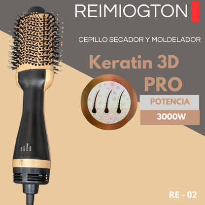 Cepillo secador keratina