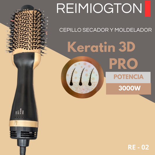 Cepillo secador keratina