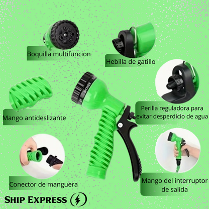 Manguera Agua Expandible 15Mts a 20Mts