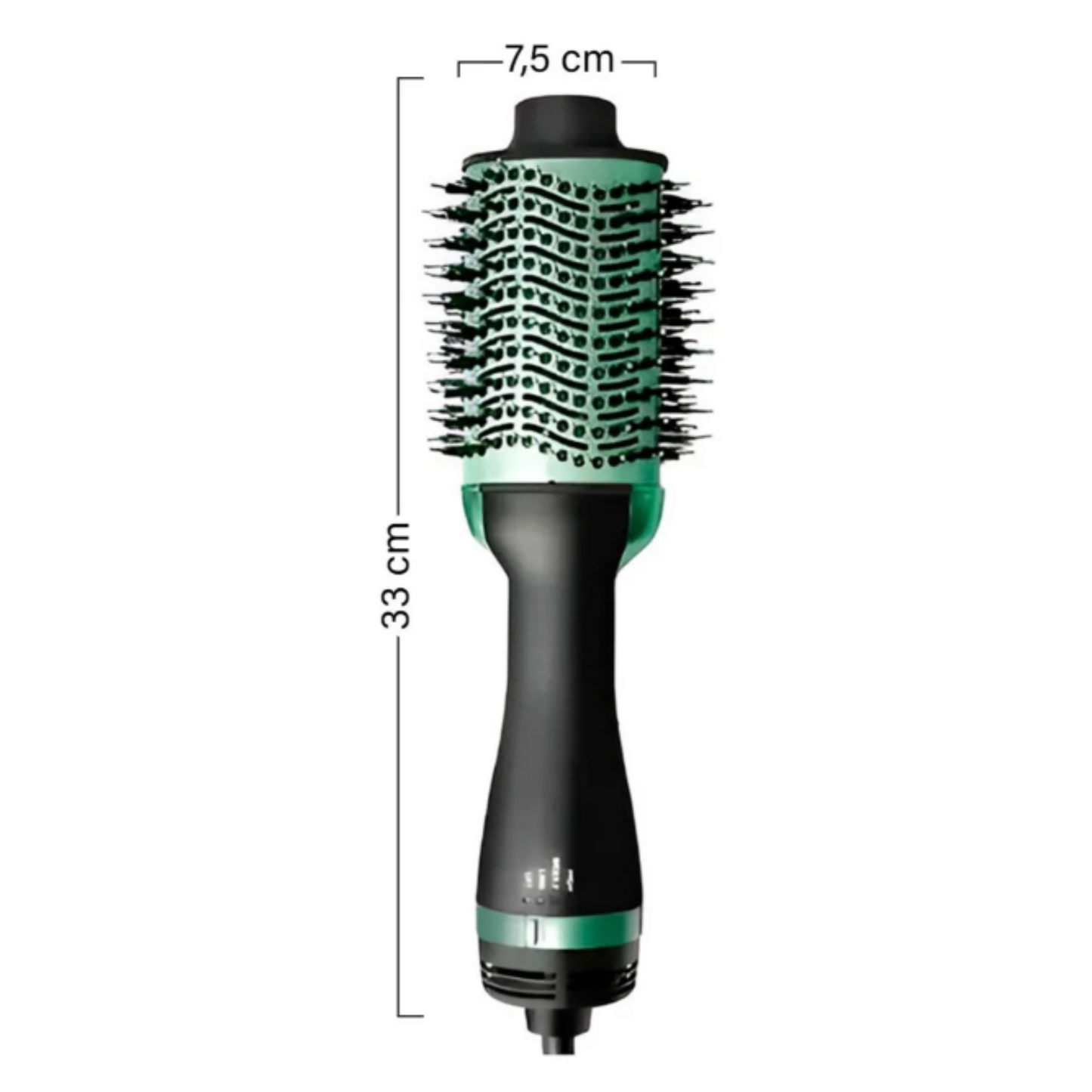 Cepillo secador para cabello aguacate