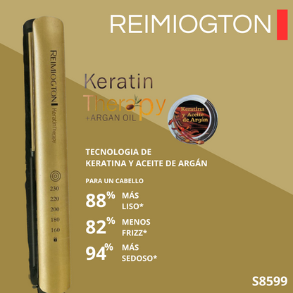 Plancha Keratina Therapy Para Cabello