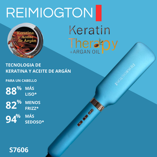 Plancha Cabello Keratin Therapy Argan Oil