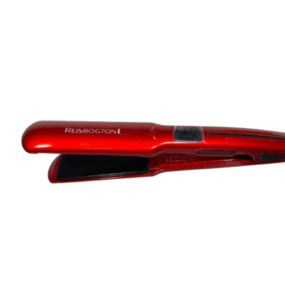 Plancha para cabello, con protector de color