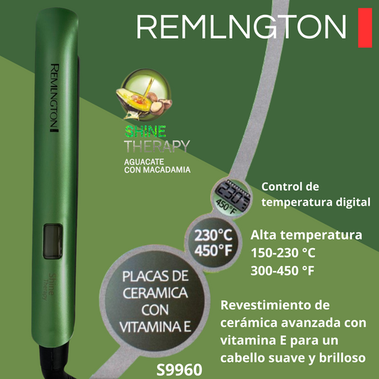 Plancha alisadora Remlngton aguacate S9960