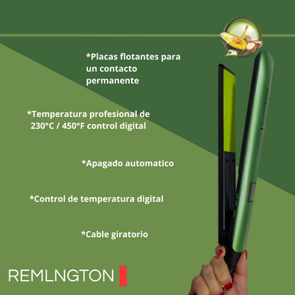 Plancha alisadora Remlngton aguacate S9960