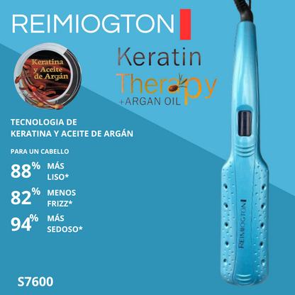 Plancha Cabello Keratin Therapy Argan Oil