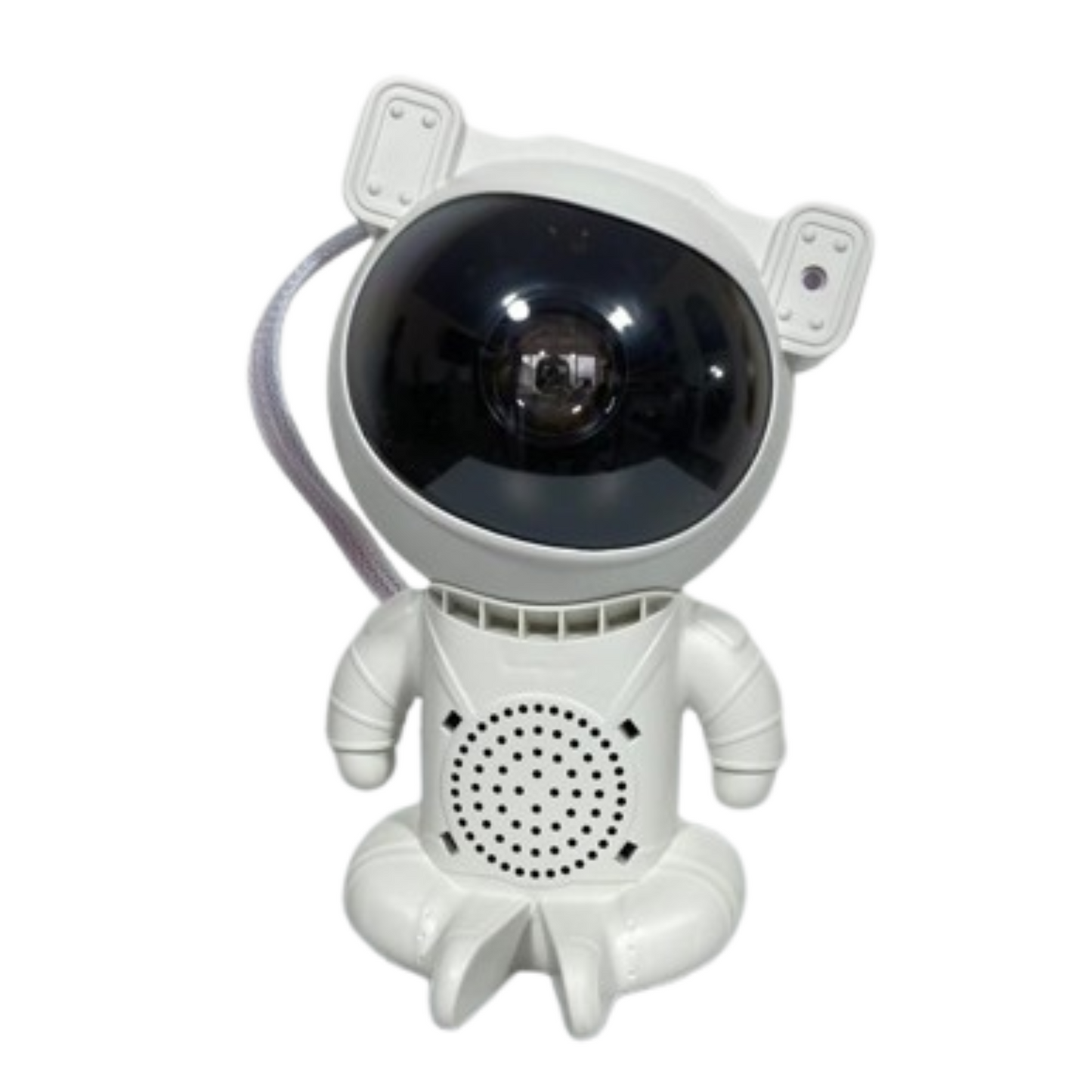 Astronauta proyector de galaxias con sonido