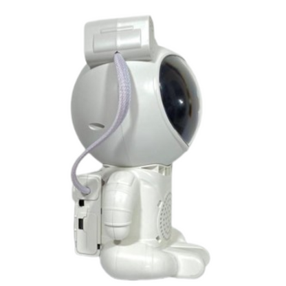 Astronauta proyector de galaxias con sonido