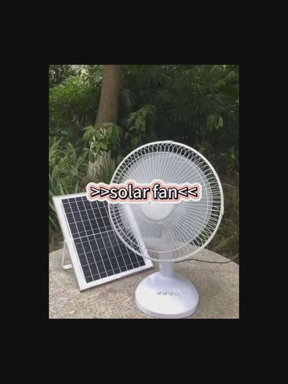 Ventilador Solar Blanco