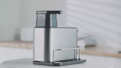Dispensador De Jabón Con Soporte Para Esponja 3 en 1