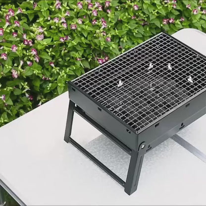 Mini Parrilla Asador De Carbón plegable